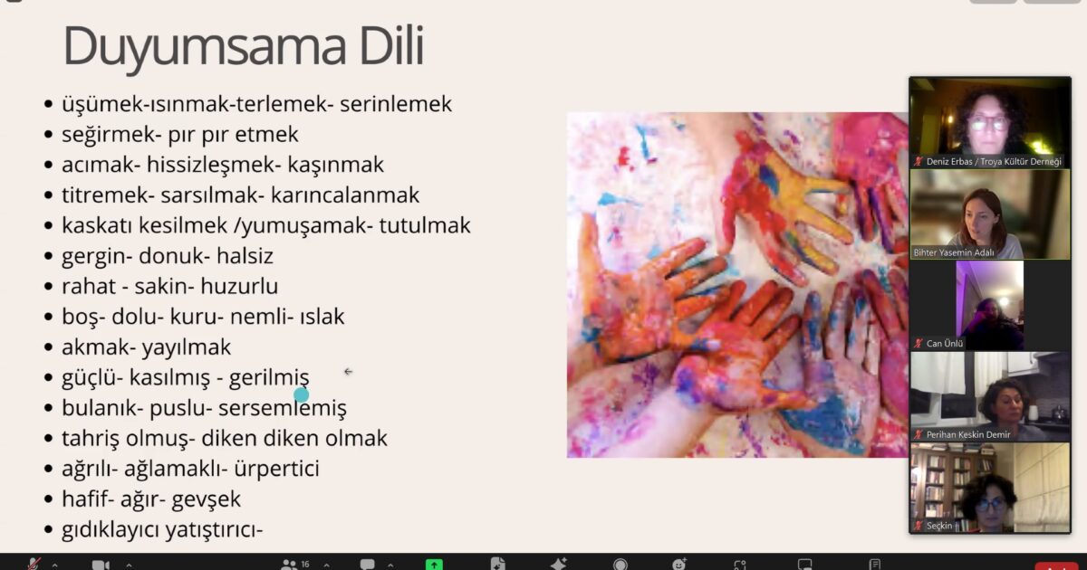 ‘Merhaba Sanat’ Projesi için Travma-Odaklı Sanat Atölyeleri Eğitmen Eğitimi