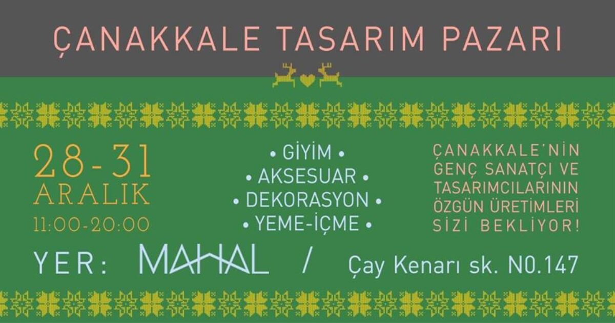 Çanakkale Tasarım Pazarı