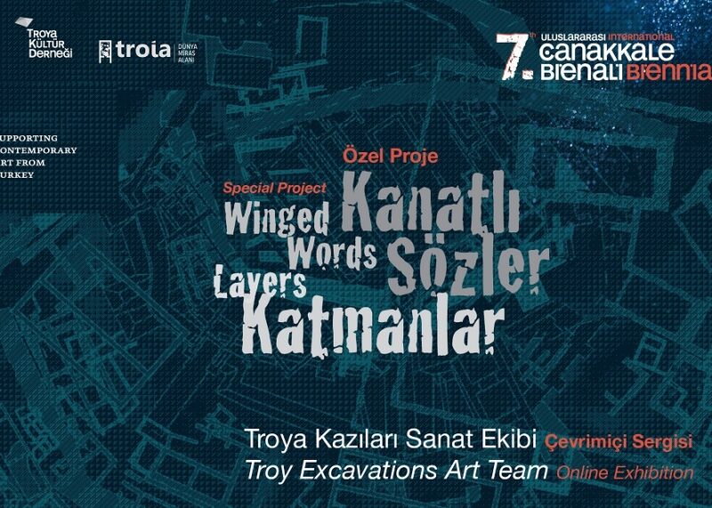 Kanatlı Sözler / Katmanlar, Troya Kazıları Sanat Ekibi, Çevrimiçi Sergi