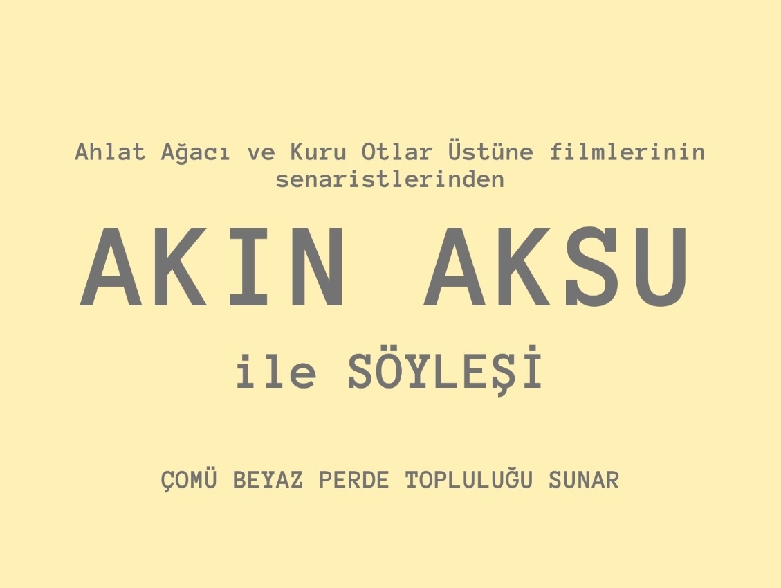 A Conversation with Akın Aksu