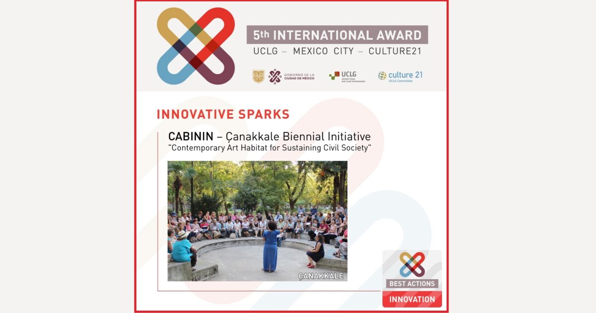 CABININ – Çanakkale Biennial Initiative is on the “Best Practices 2022” list!